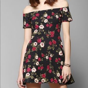 Motel Rocks off the shoulder mini dress | UO